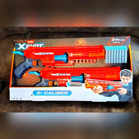 X-Shot 2X CALIBER Blaster - Picture 1 of 2